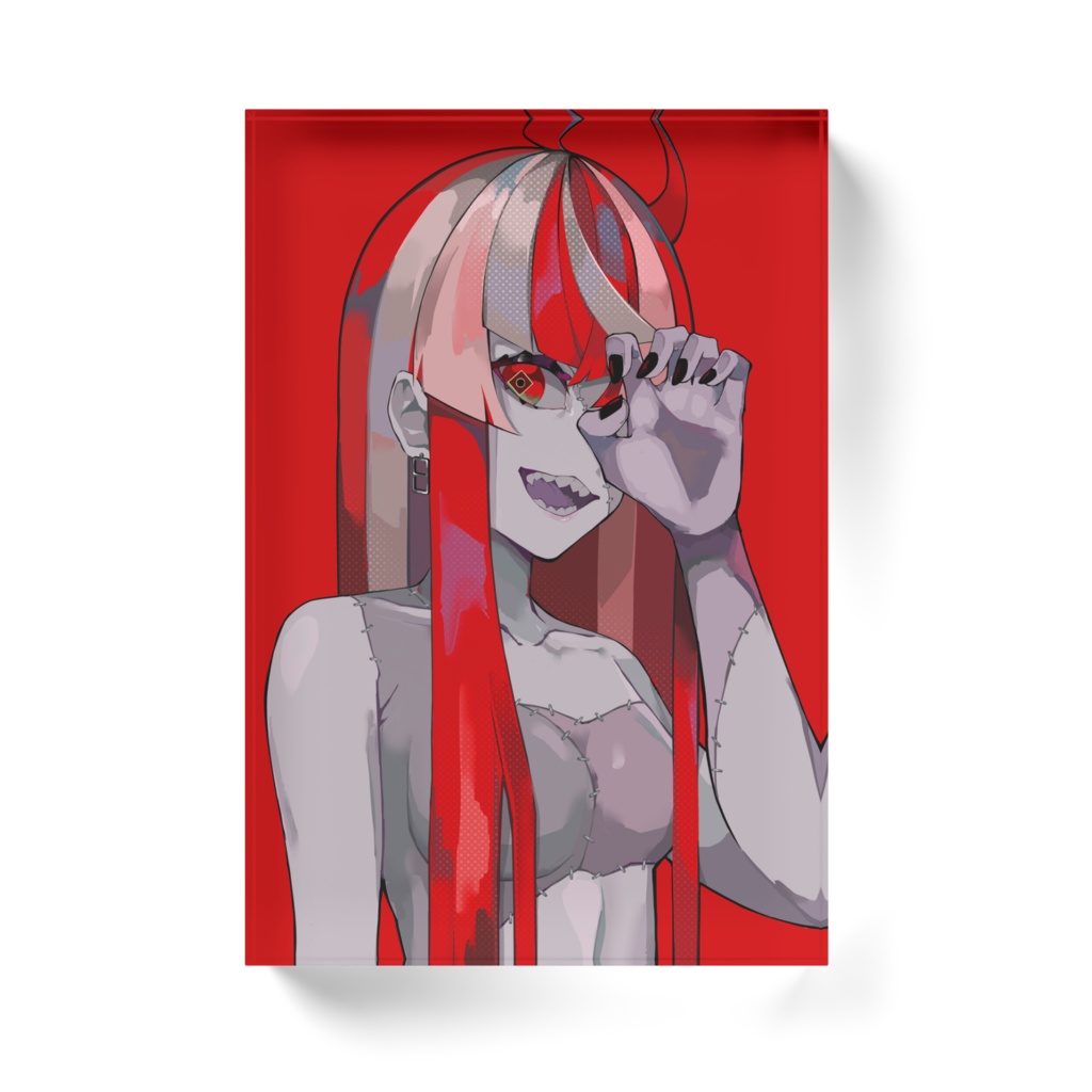 【Unofficial/非公式】Kureiji Ollie/クレイジーオリー Acrylic Block - 100x148mm - Clear/アクリルブロック 100×148mm