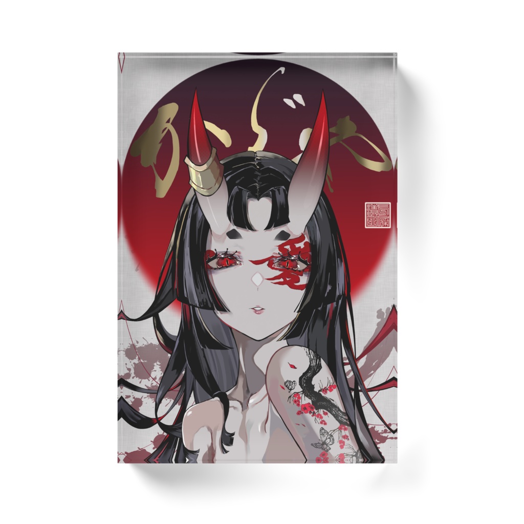 【Original/オリジナル】Kaguya/かぐや Acrylic block/アクリルブロック