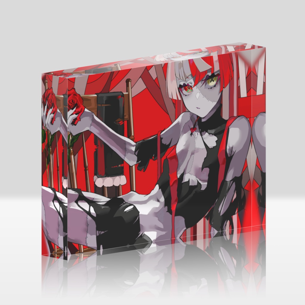 【Unofficial/非公式】Hololive/ホロライブ Kureiji Ollie/クレイジー・オリー Acrylic block/アクリルブロック