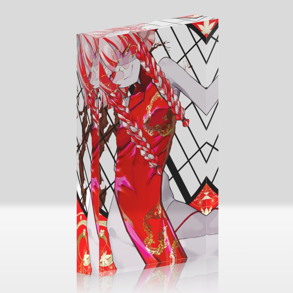 【Unofficial/非公式】HololiveID/ホロライブID Kureiji Ollie/クレイジー・オリー Acrylic block/アクリルブロック