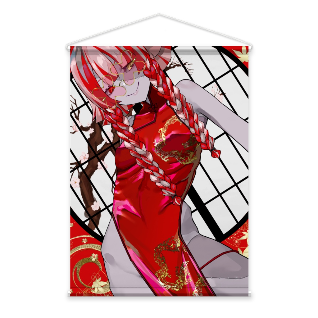 【Unofficial/非公式】HololiveID/ホロライブID Kureiji Ollie/クレイジー・オリー Tapestry - B2 Portrait -/タペストリー B2