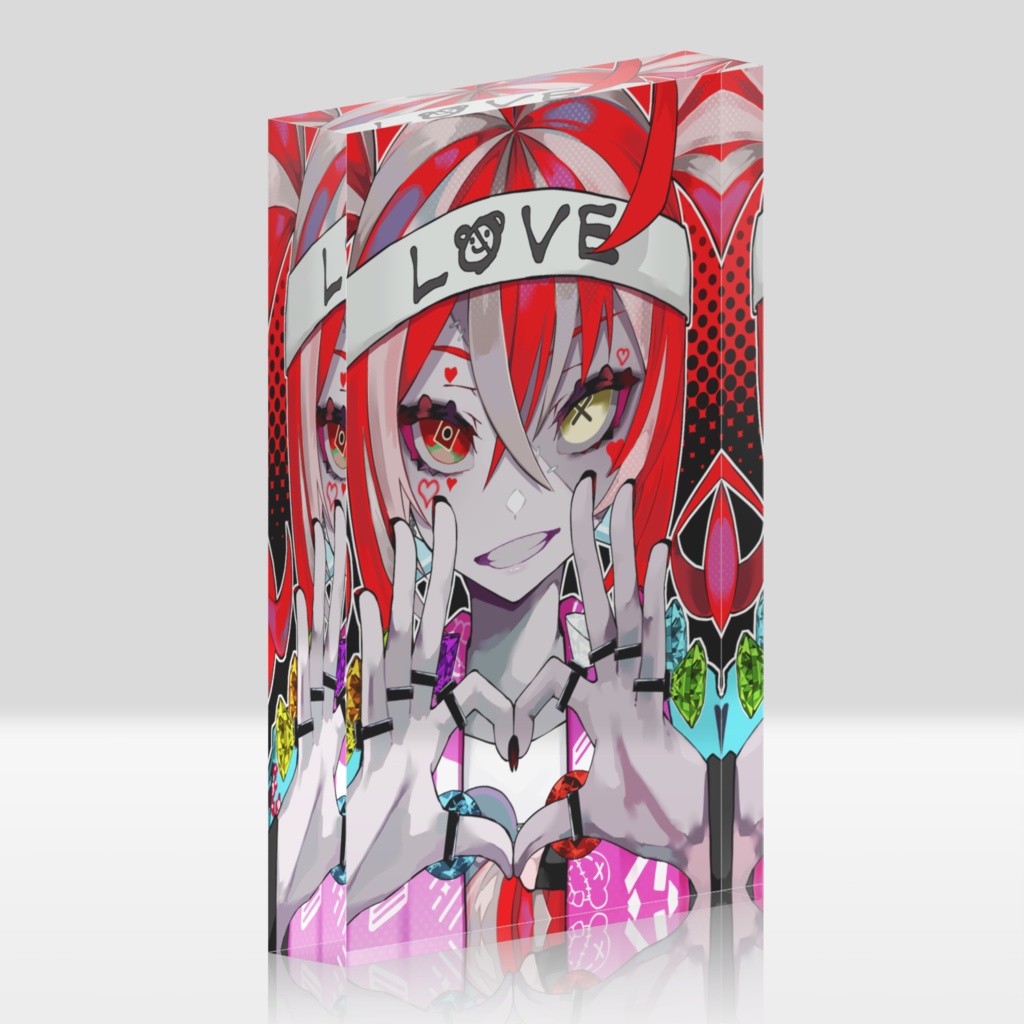 【Unofficial/ 非公式】HololiveID/ホロライブID KureijiOllie/ クレイジー・オリー Acrylic Block/ アクリルブロック