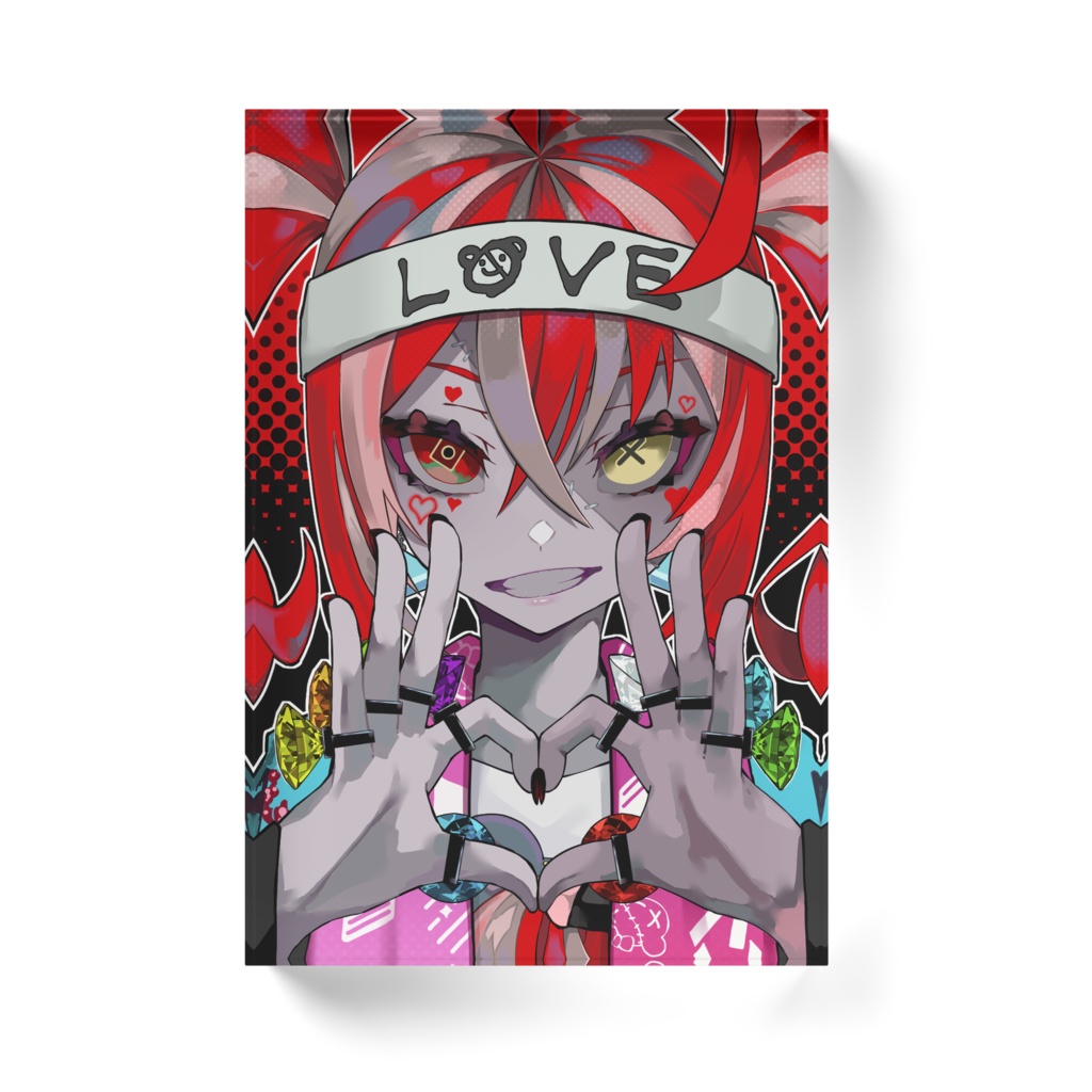 【Unofficial/ 非公式】HololiveID/ホロライブID KureijiOllie/ クレイジー・オリー Acrylic Block/ アクリルブロック