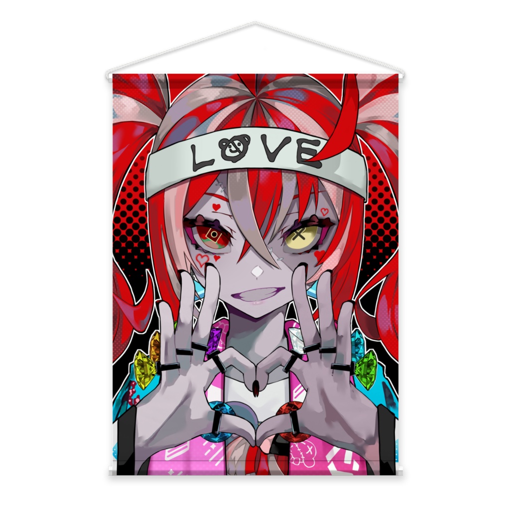 【Unofficial/ 非公式】HololiveID/ ホロライブID KureijiOllie/ クレイジー・オリー Tapestry/ タペストリー B2