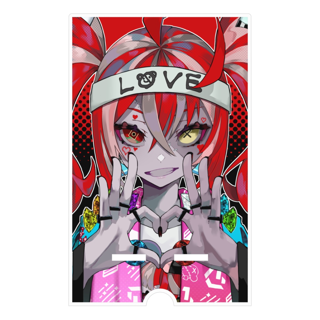 【Unofficial/ 非公式】HololiveID/ ホロライブID KureijiOllie/ クレイジー・オリー Acrylic Phone Stand/ アクリルスマホスタンド