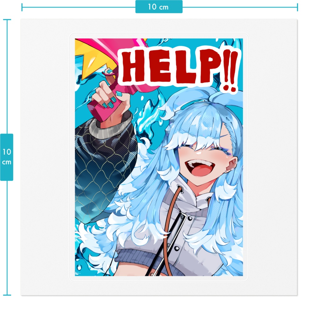 【Unofficial/ 非公式】HololiveID/ ホロライブID Kobo Kanaeru/ こぼ かなえる Sticker/ ステッカー