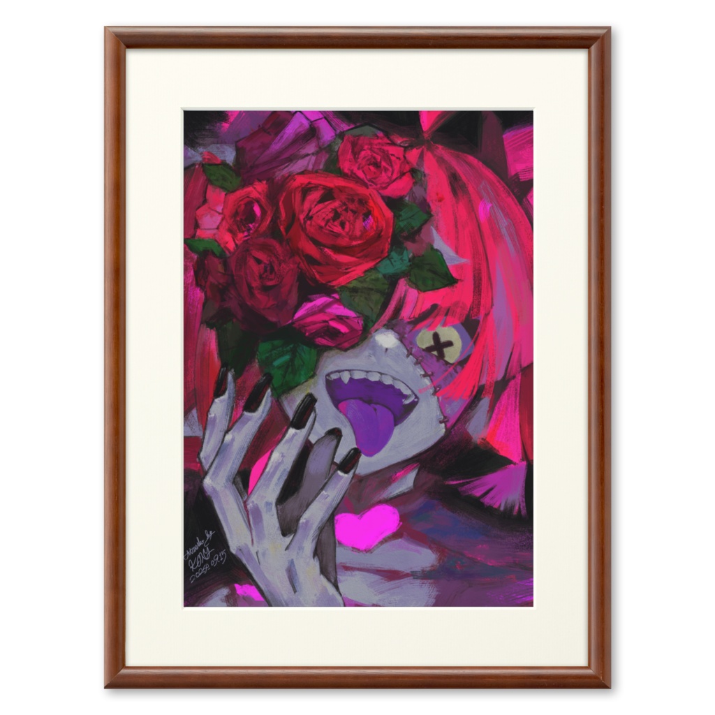 【Unofficial/ 非公式】HololiveID/ ホロライブID Kureiji Ollie/ クレイジーオリー Primo Art/ 複製画