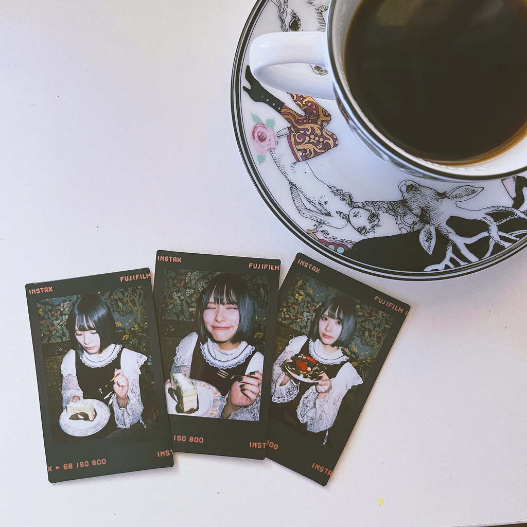 喫茶店デートチェキ