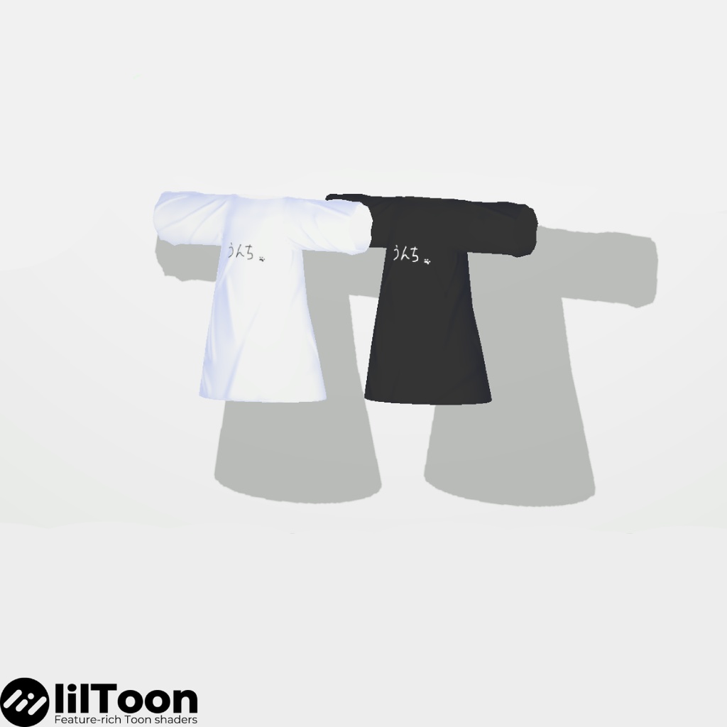 【VRChat】うんちTシャツ【まめふれんず対応】【キプフェル】おまけつき