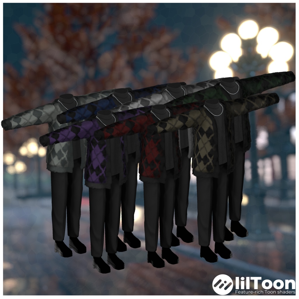 【7アバター対応】Honedchic【VRChat想定・MA対応】