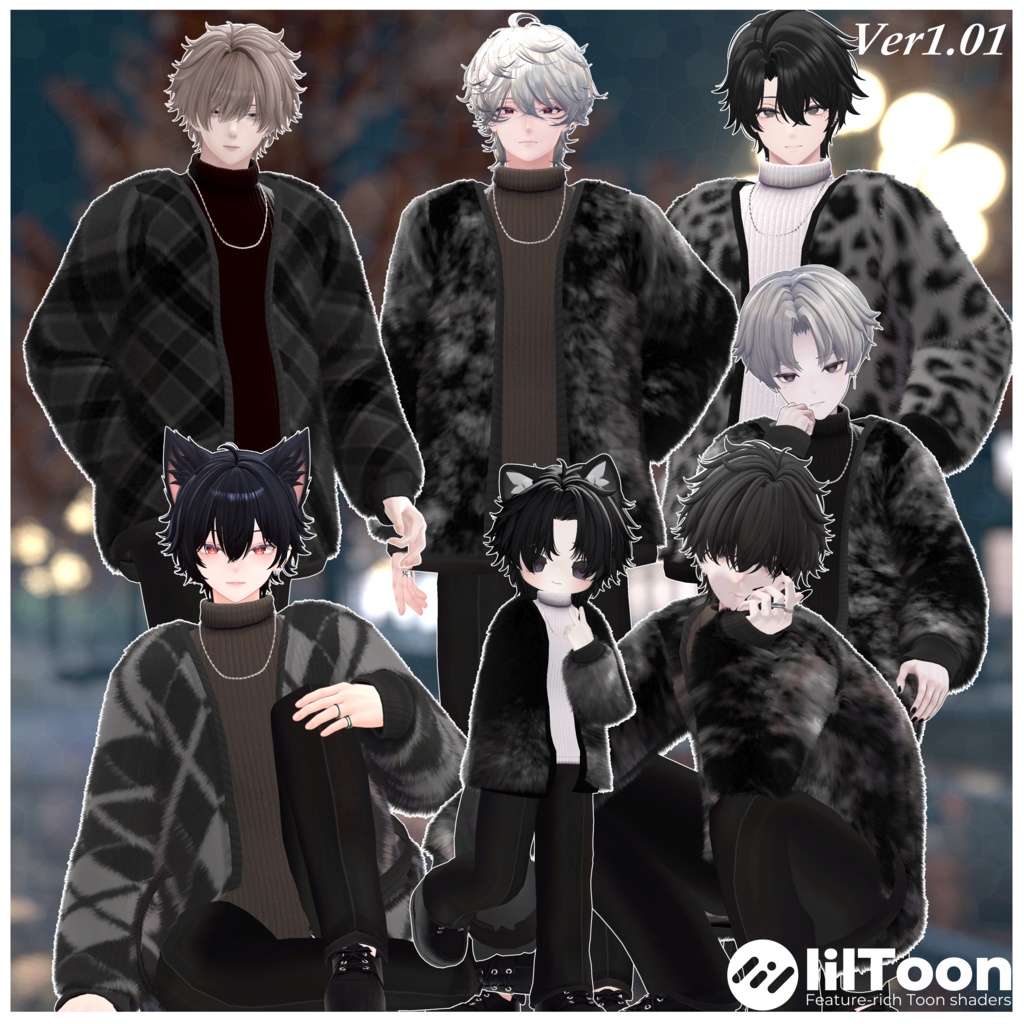 【7アバター対応】Honedchic【VRChat想定・MA対応】