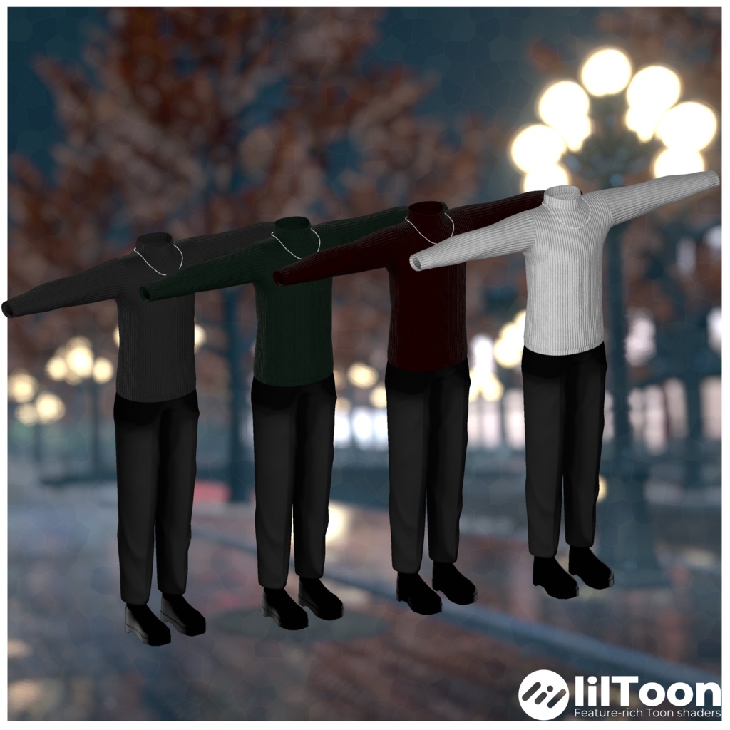 【7アバター対応】Honedchic【VRChat想定・MA対応】