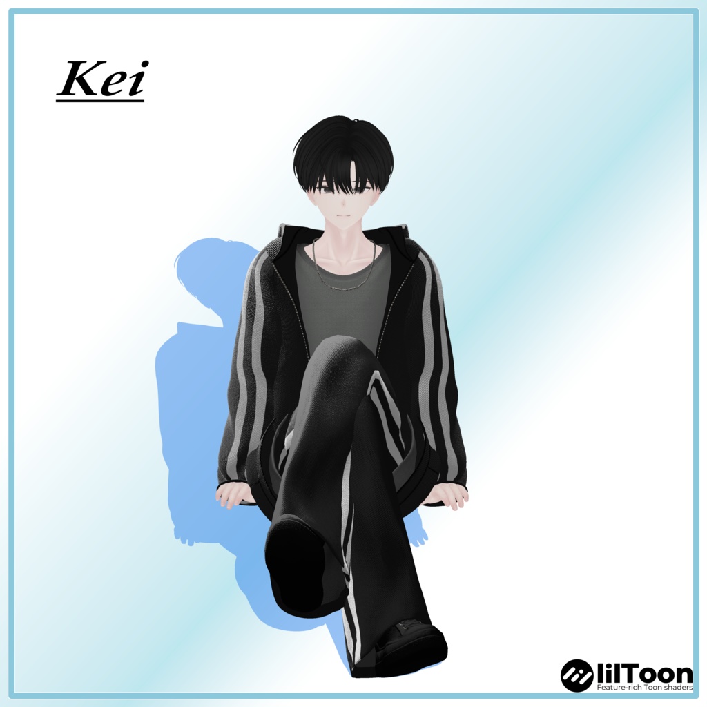 【9アバター対応】Monoline Track Set【VRChat想定・MA対応】