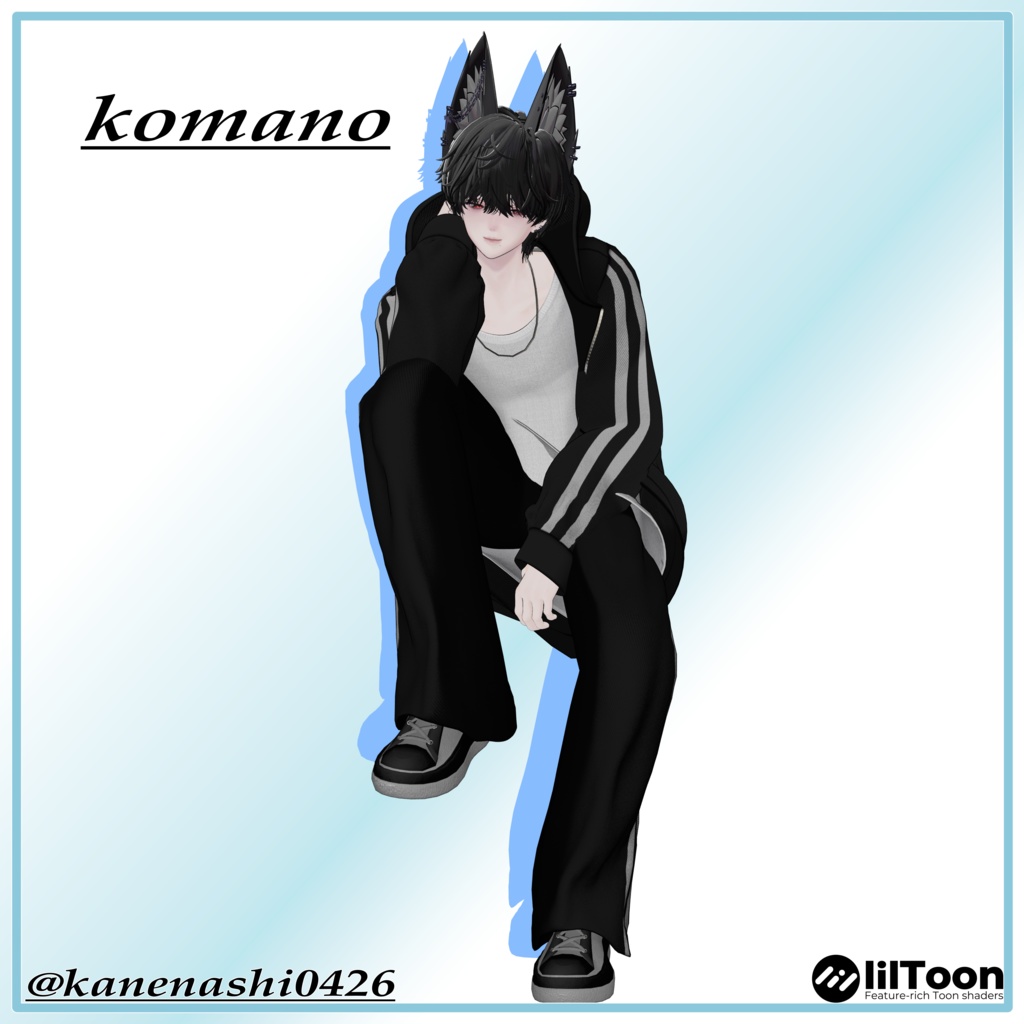 【6アバター対応】Monoline Track Set【VRChat想定・MA対応】