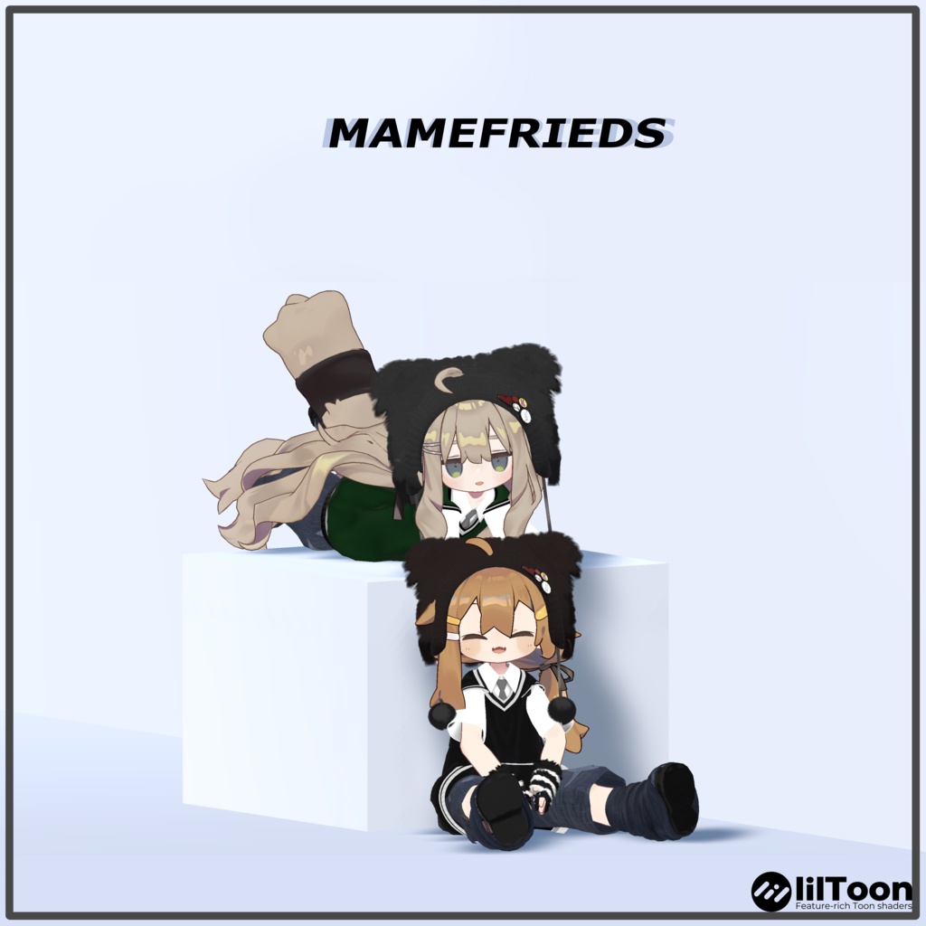 【11アバター対応】FLATPUNK【VRChat想定・MA対応】