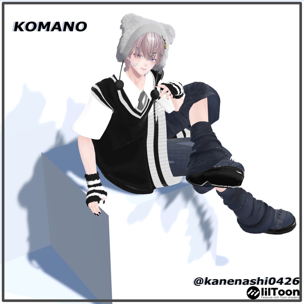 【11アバター対応】FLATPUNK【VRChat想定・MA対応】