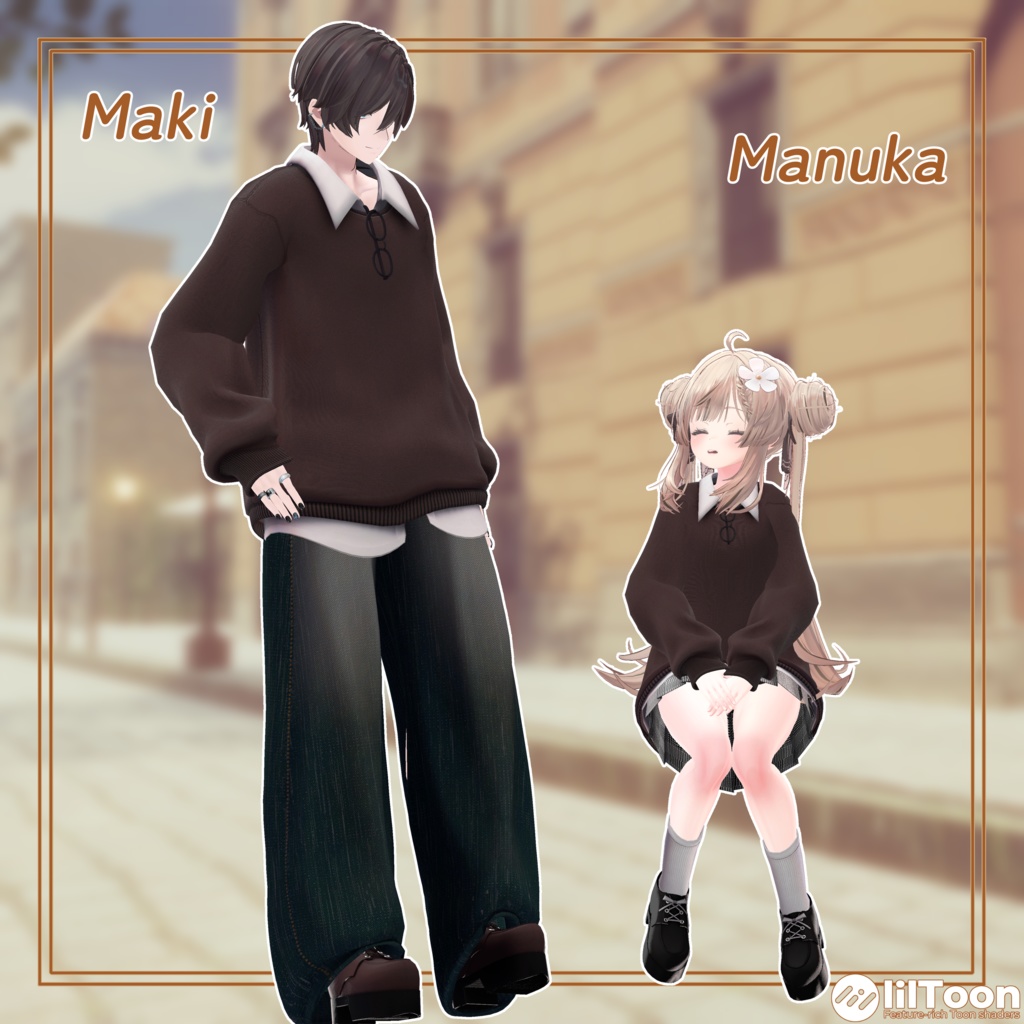 【14アバター対応】Autumn Layered【VRChat想定・MA対応】