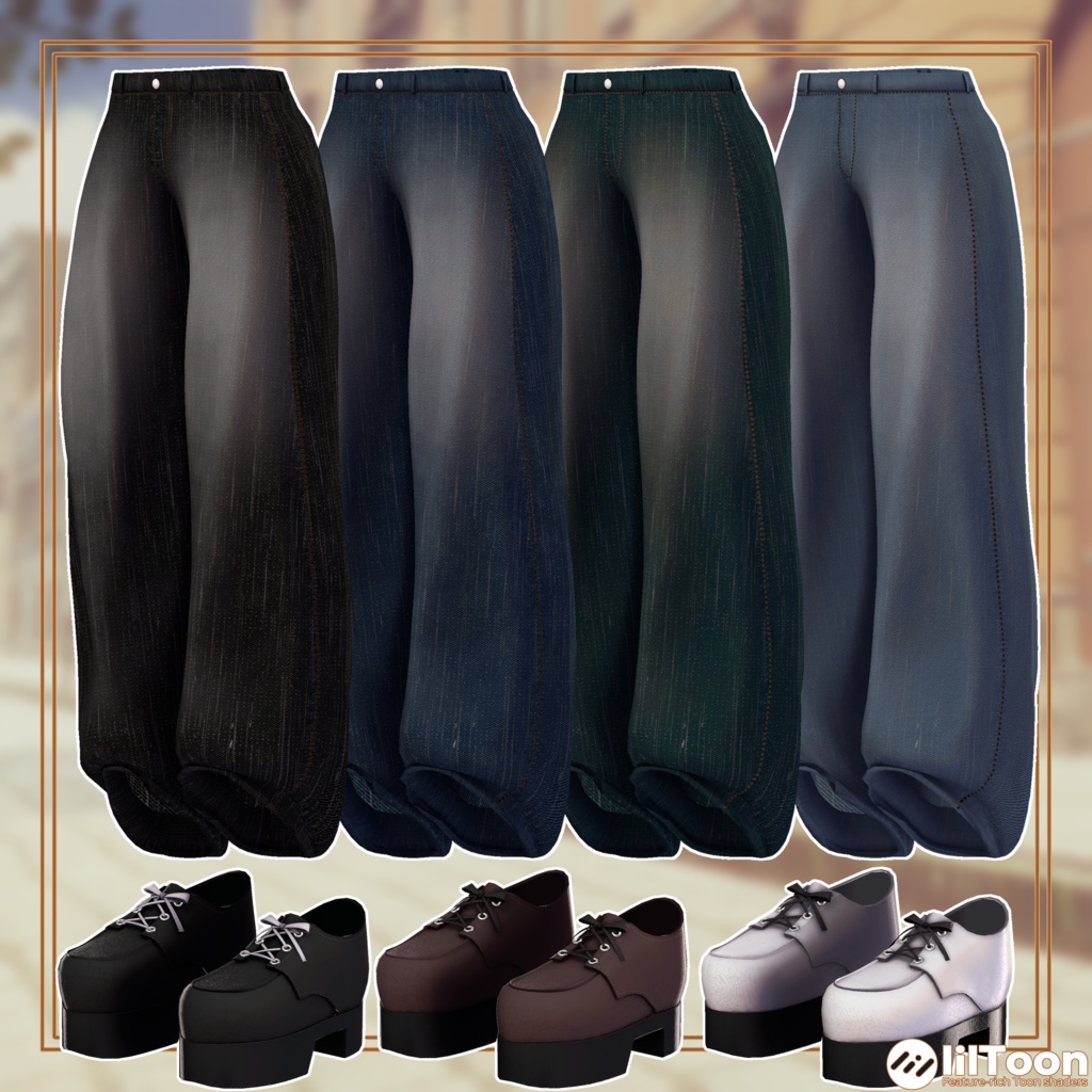 【14アバター対応】Autumn Layered【VRChat想定・MA対応】