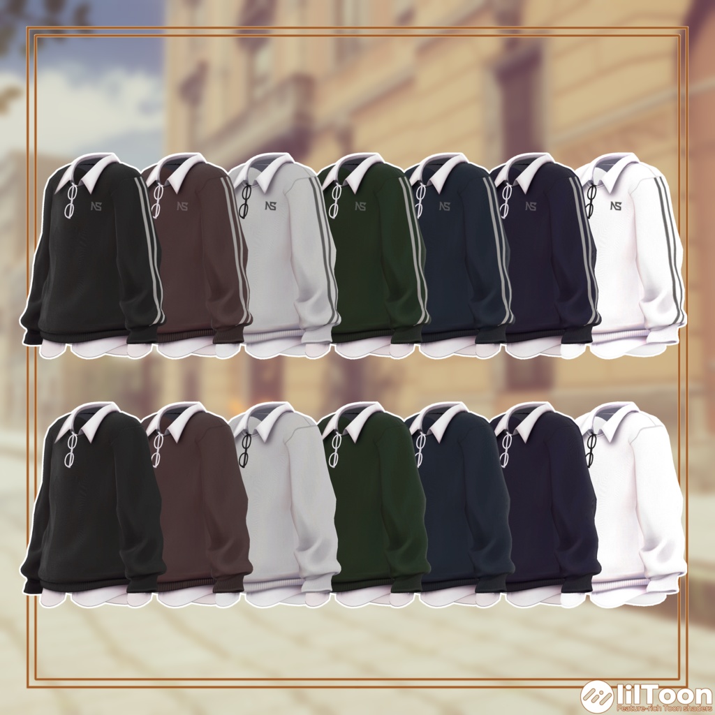 【14アバター対応】Autumn Layered【VRChat想定・MA対応】