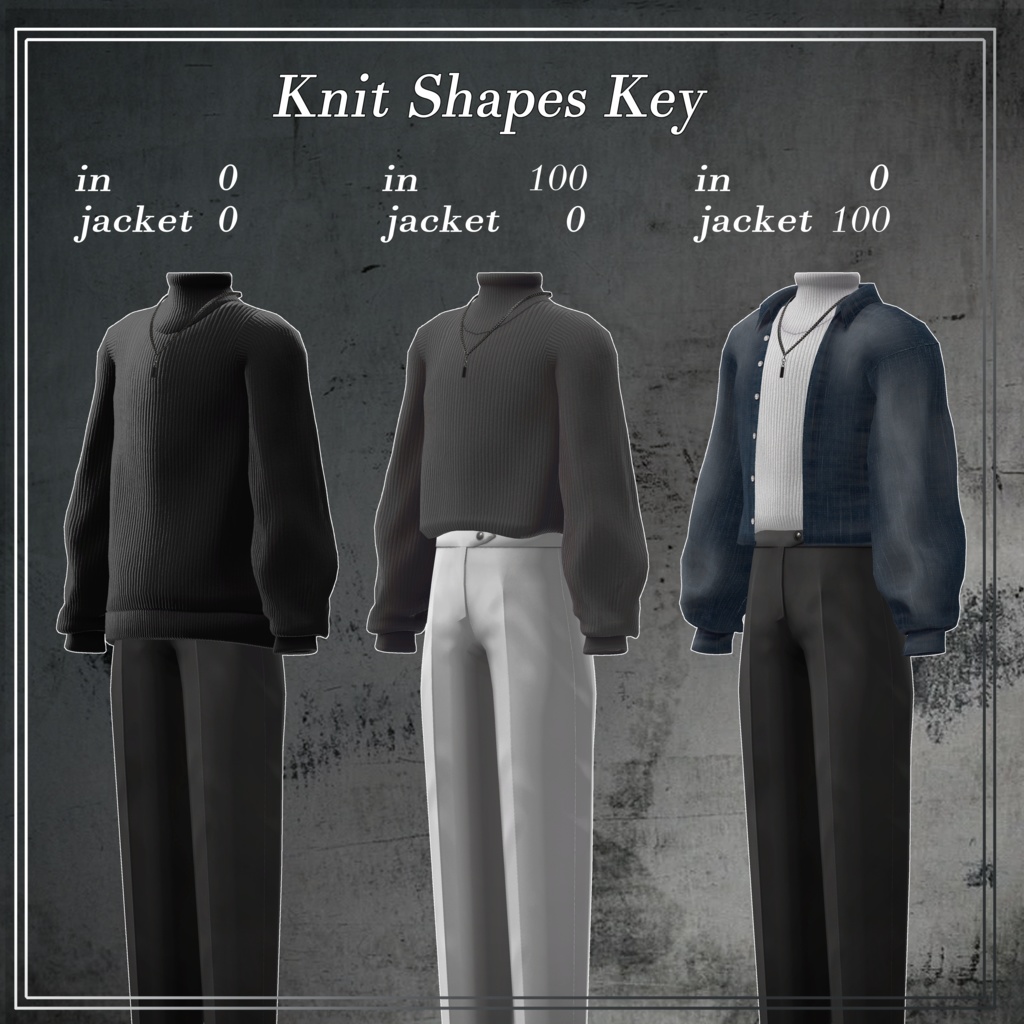 【6アバター対応】Low Contrast【VRChat想定・MA対応】