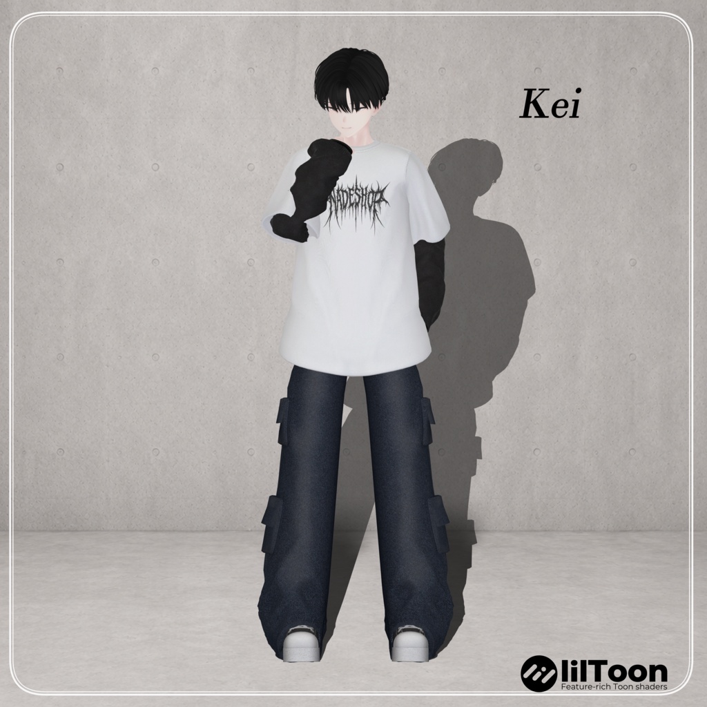 【9アバター対応】Loose Pocket Fit (men's)【VRChat想定・MA対応】