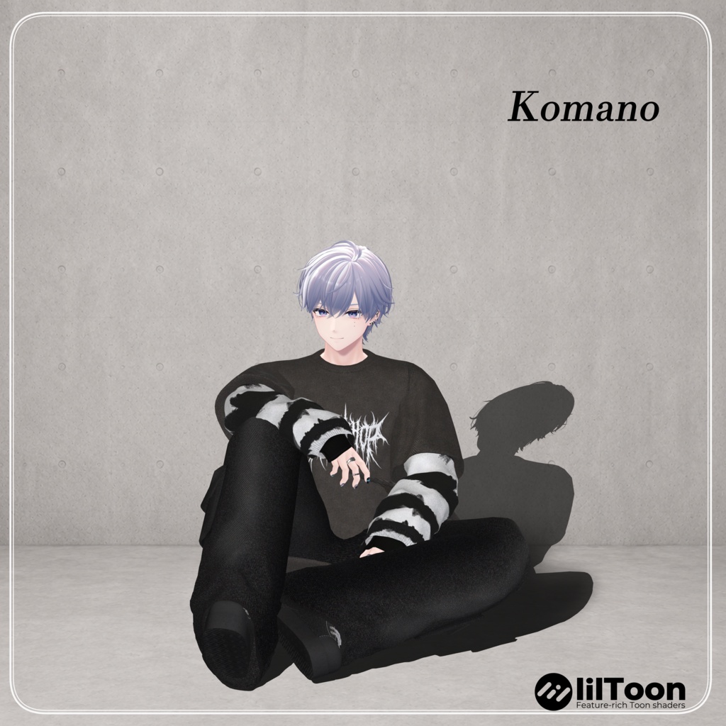 【9アバター対応】Loose Pocket Fit (men's)【VRChat想定・MA対応】