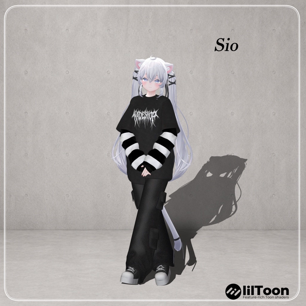 【9アバター対応】Loose Pocket Fit (lady's)【VRChat想定・MA対応】