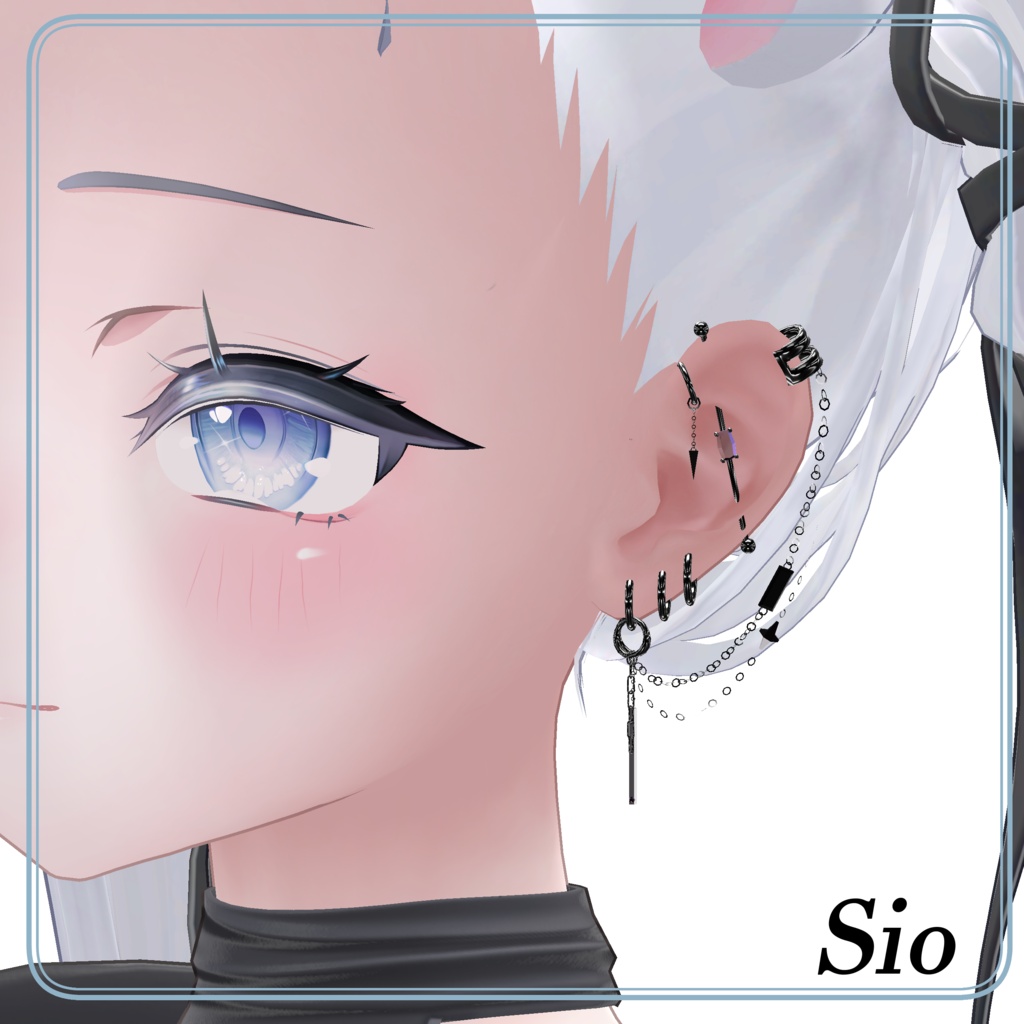 【フォロワー2000人記念】2Knot Earrings【12avatar対応】