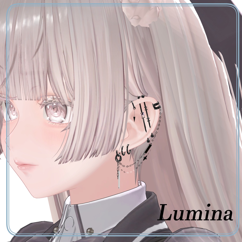 【フォロワー2000人記念】2Knot Earrings【12avatar対応】