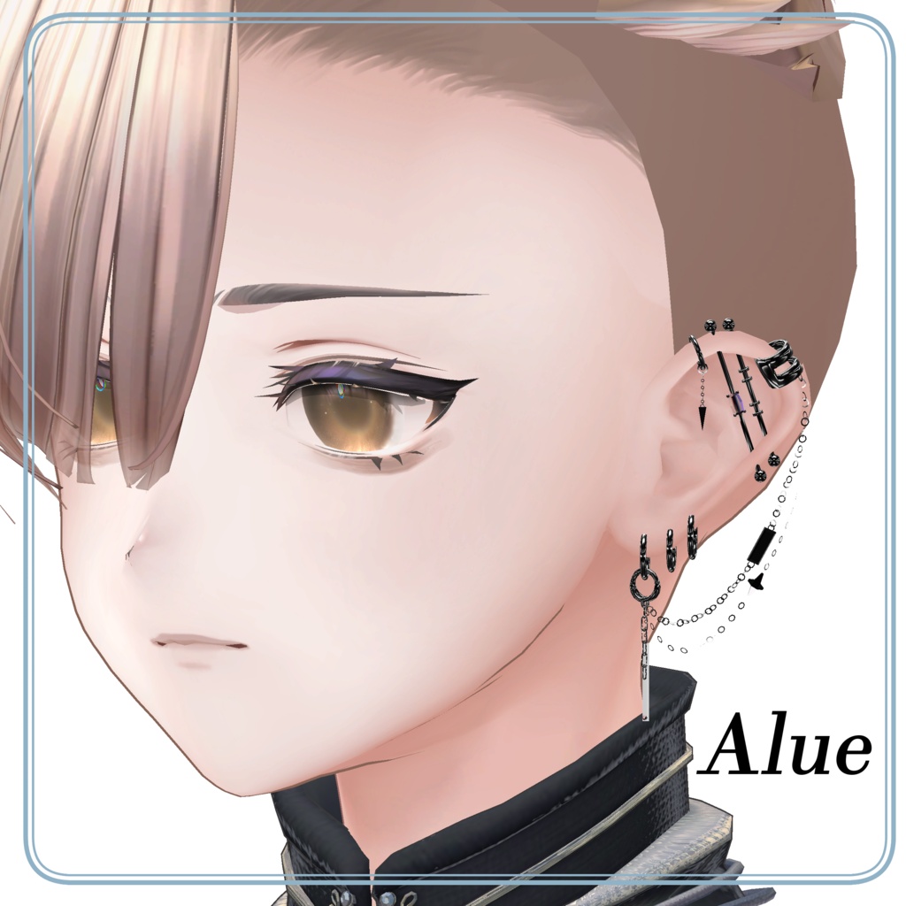 【フォロワー2000人記念】2Knot Earrings【12avatar対応】