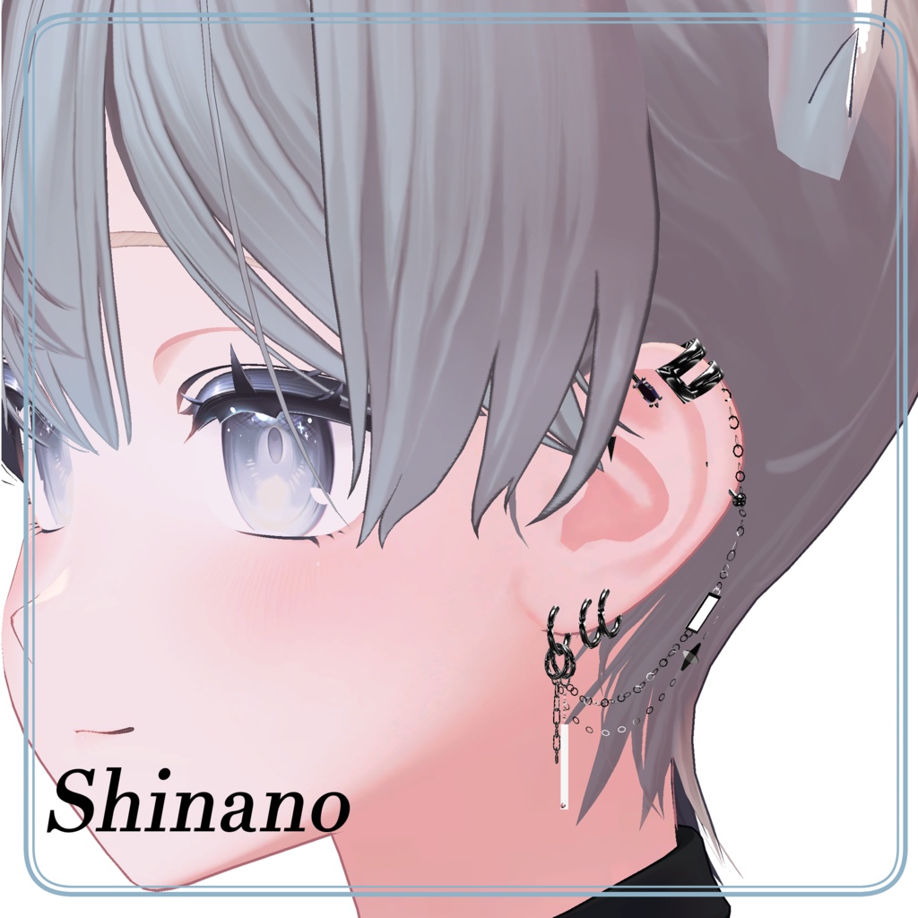 【フォロワー2000人記念】2Knot Earrings【12avatar対応】