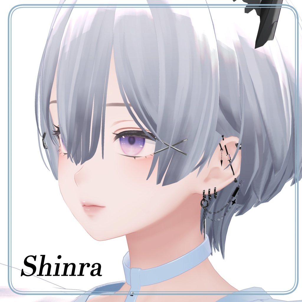 【フォロワー2000人記念】2Knot Earrings【12avatar対応】