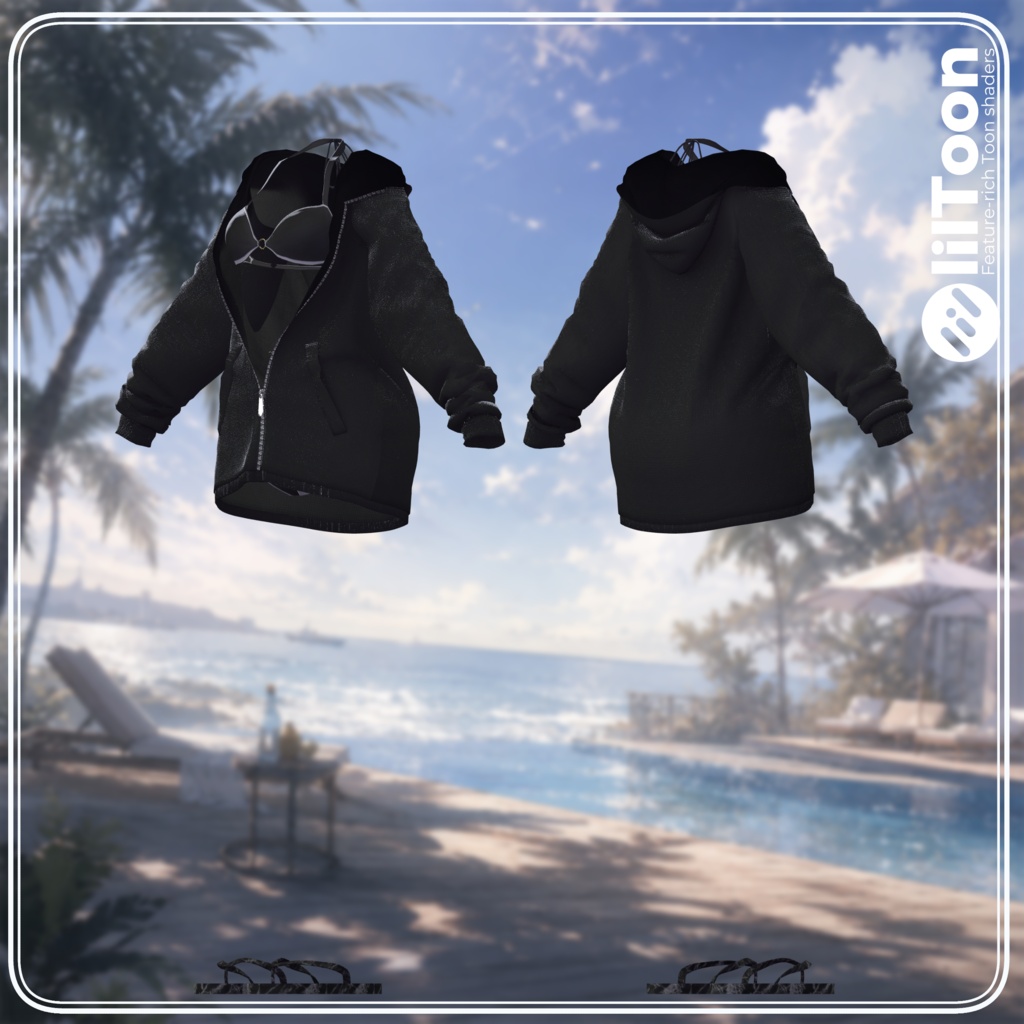 【17アバター対応】After Swim【VRChat想定・MA対応】