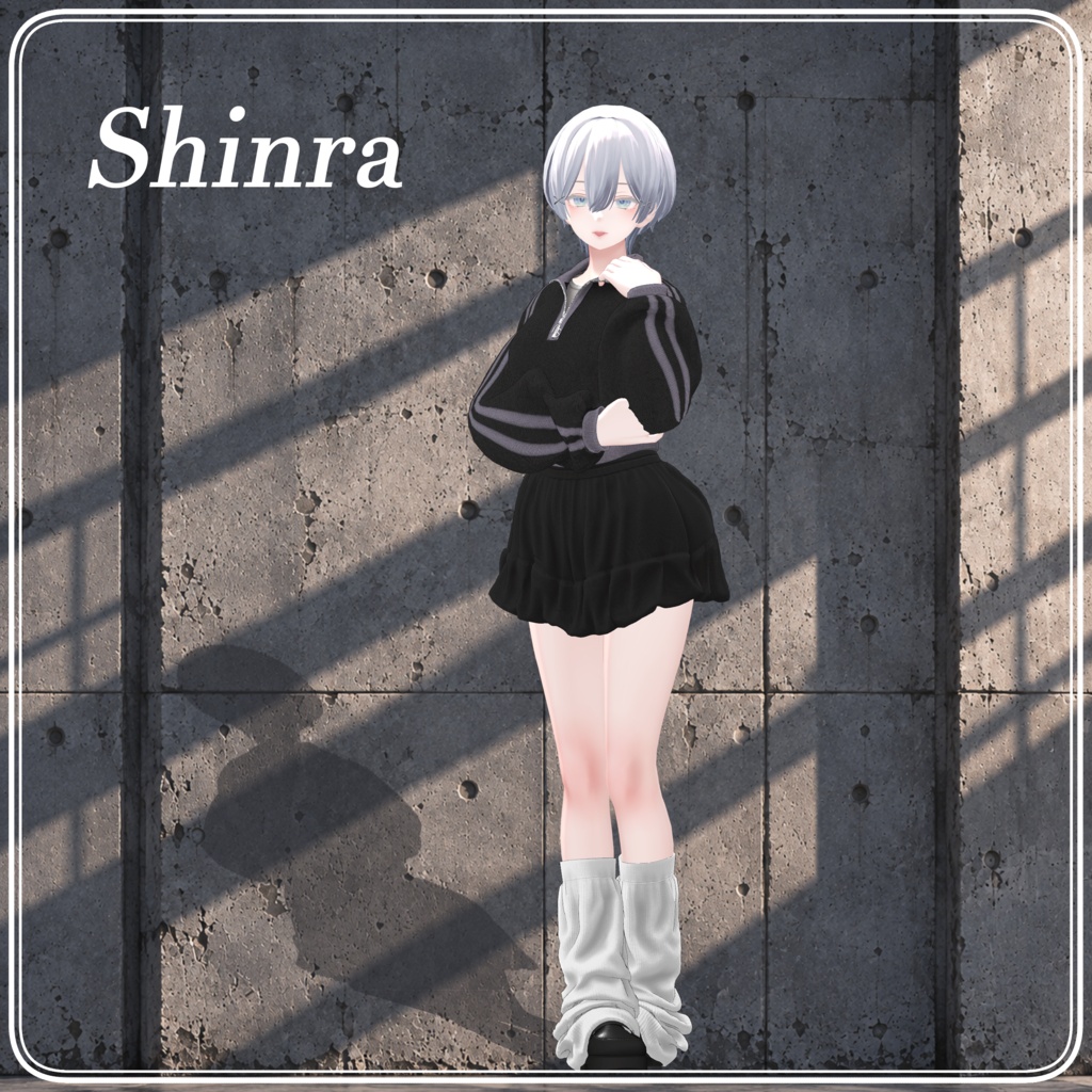 【18アバター対応】Mellow Zip wear【VRChat想定・MA対応】