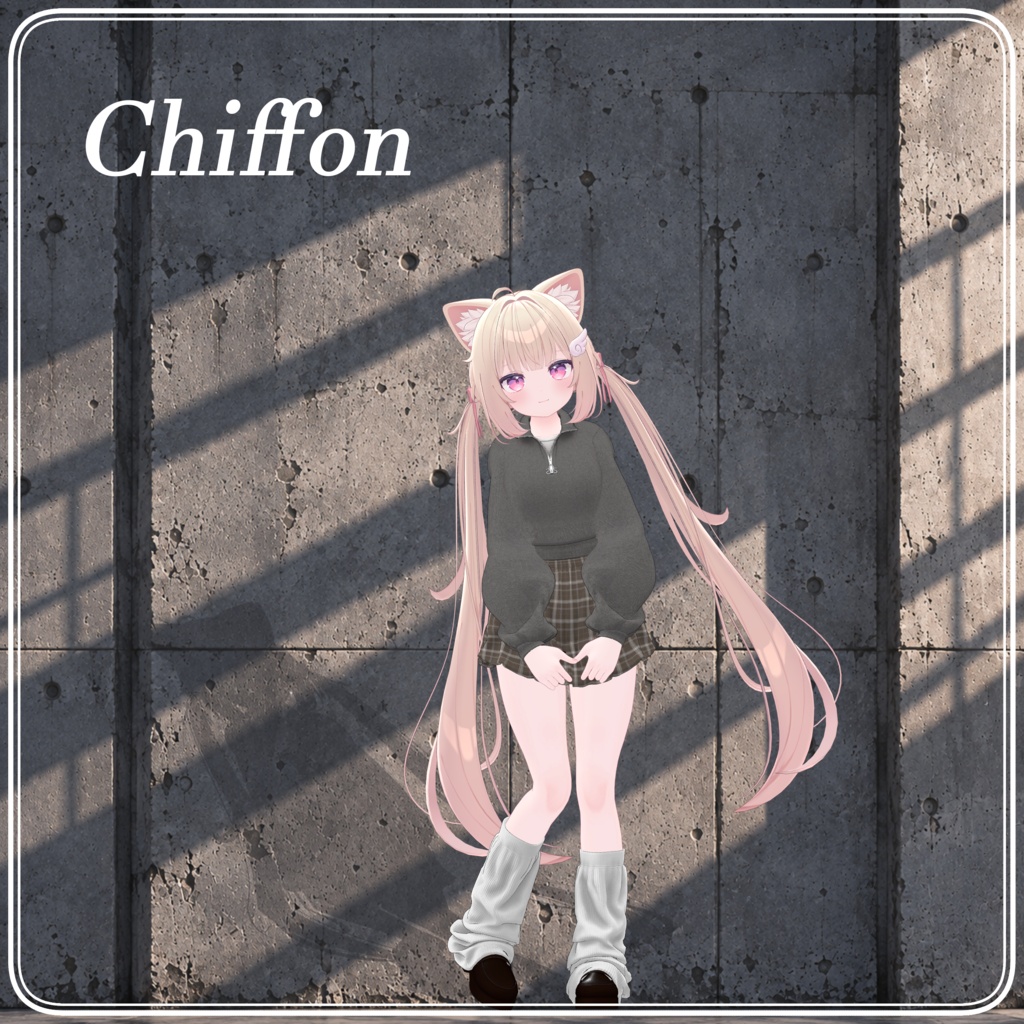 【18アバター対応】Mellow Zip wear【VRChat想定・MA対応】