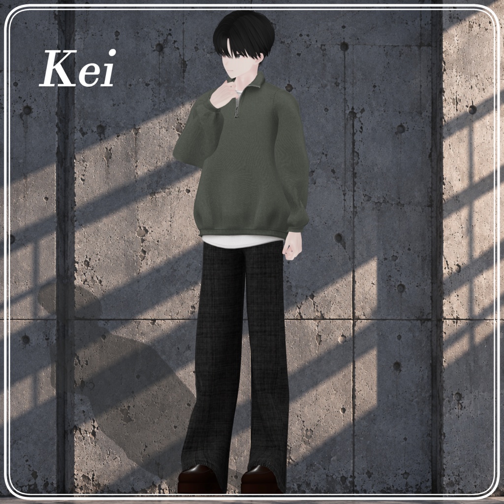 【18アバター対応】Mellow Zip wear【VRChat想定・MA対応】
