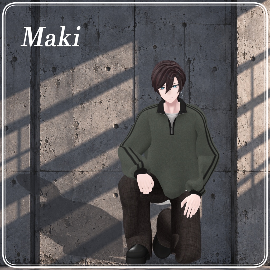 【18アバター対応】Mellow Zip wear【VRChat想定・MA対応】
