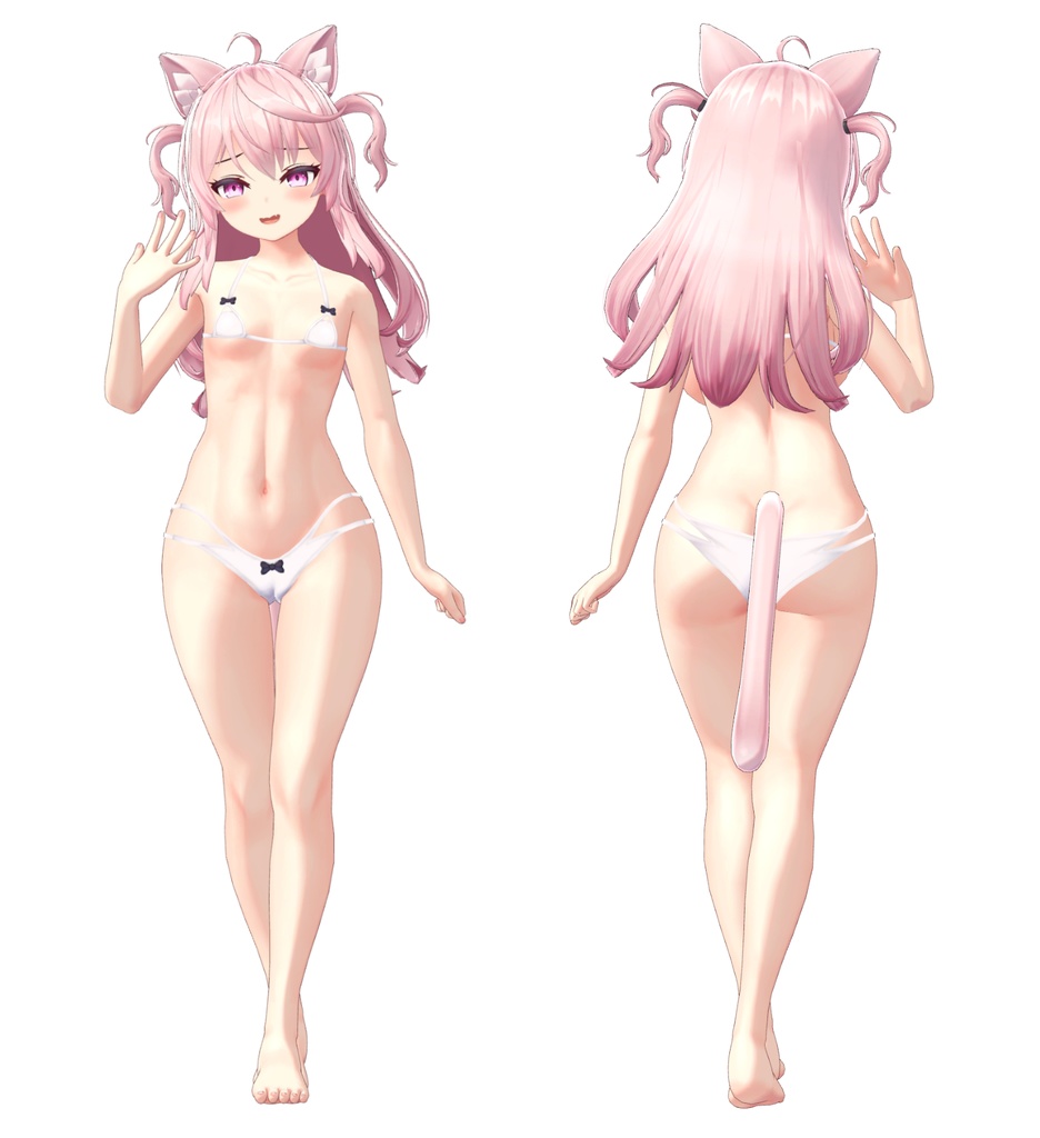 「アズサ」 オリジナル3Dモデル ver1.1