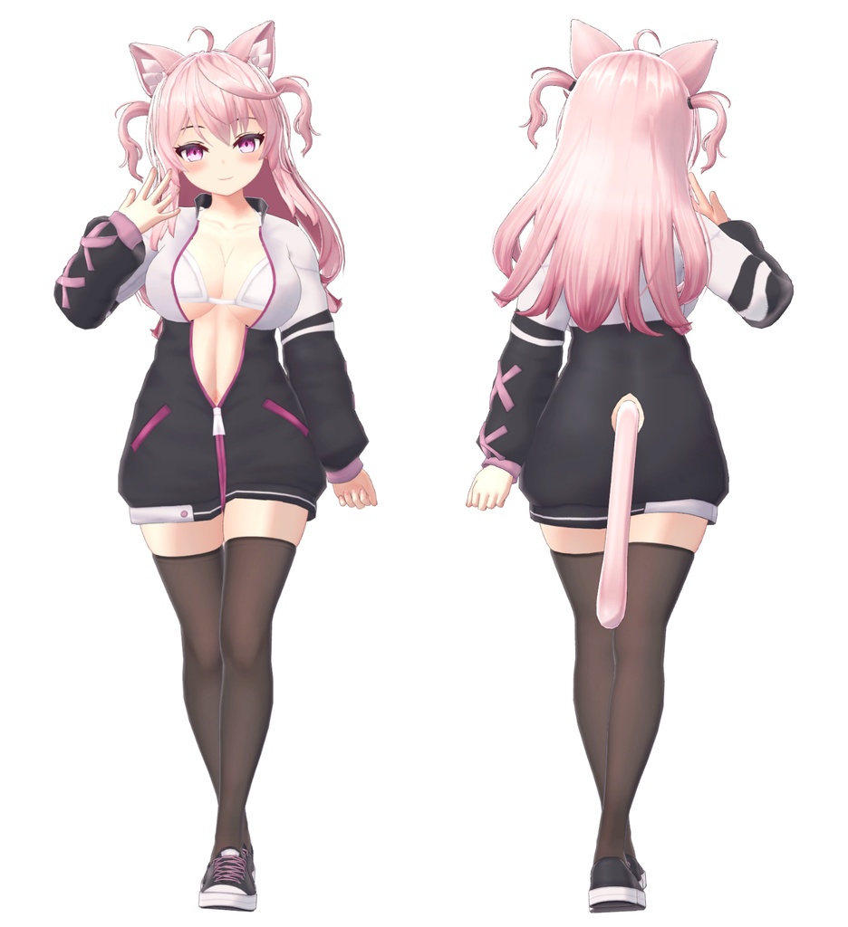 「アズサ」 オリジナル3Dモデル ver1.1