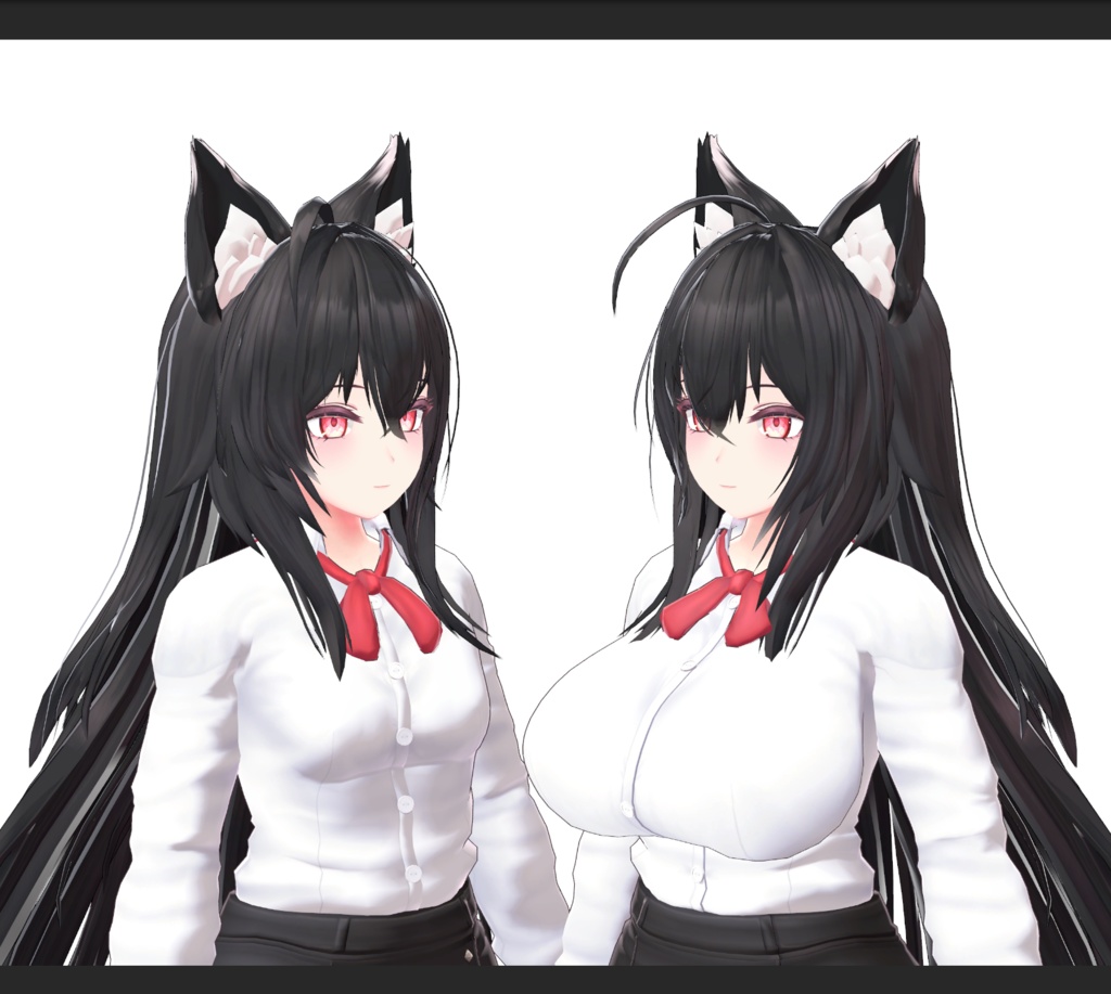 オリジナル3Dモデル『アカネ』 ver 1.01