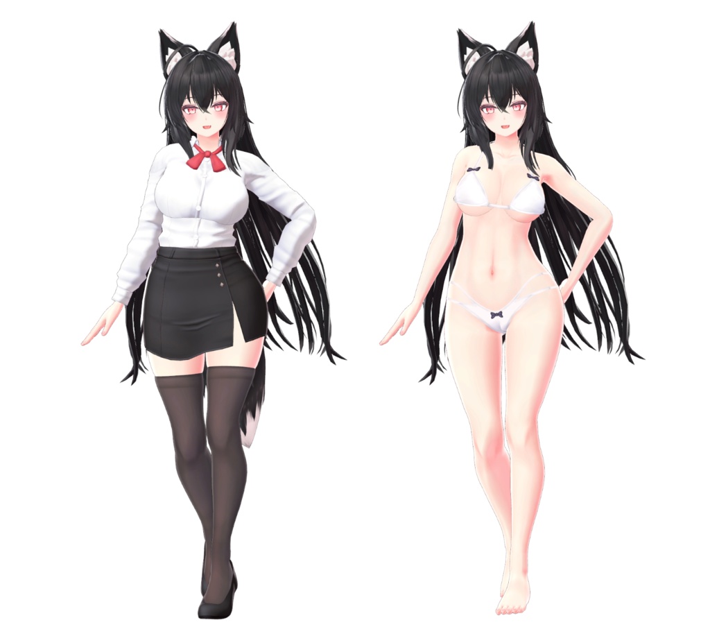 オリジナル3Dモデル『アカネ』 ver 1.01