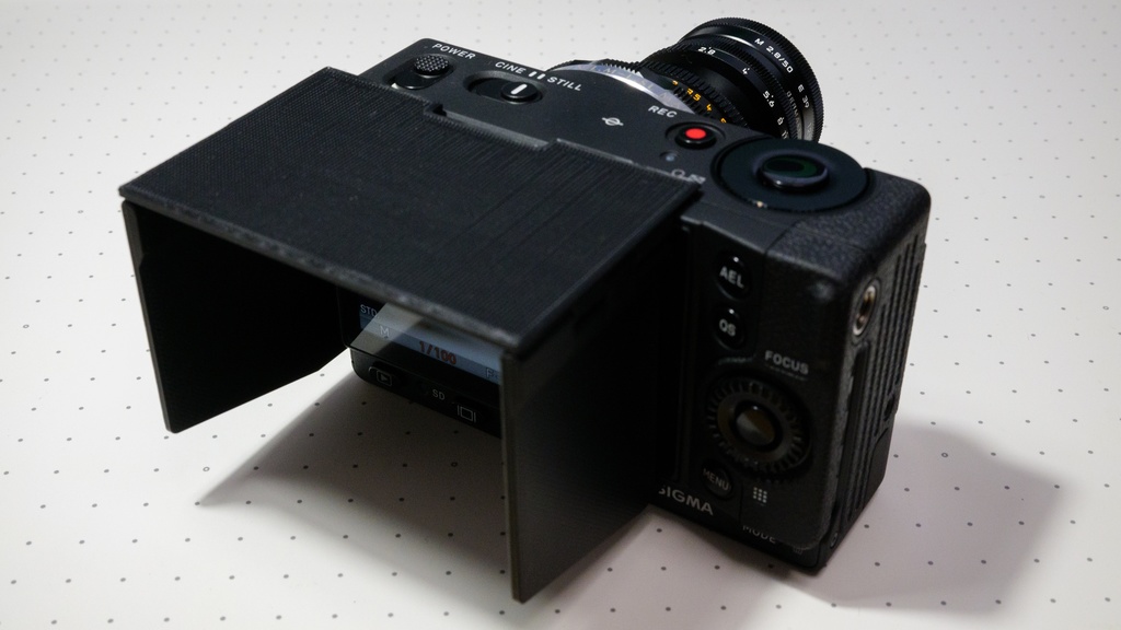 Folding LCD Hood for SIGMA fp