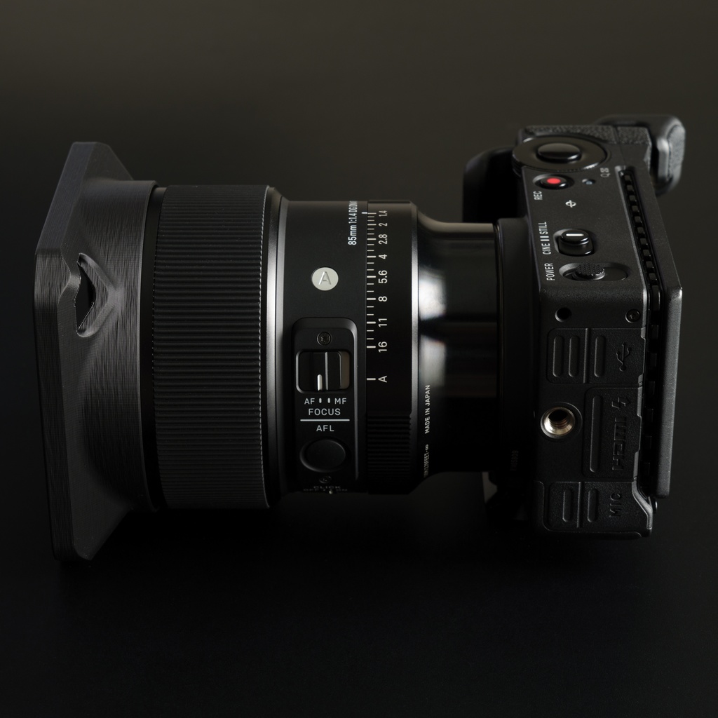 角型レンズフード SQR-LH 85F14DN