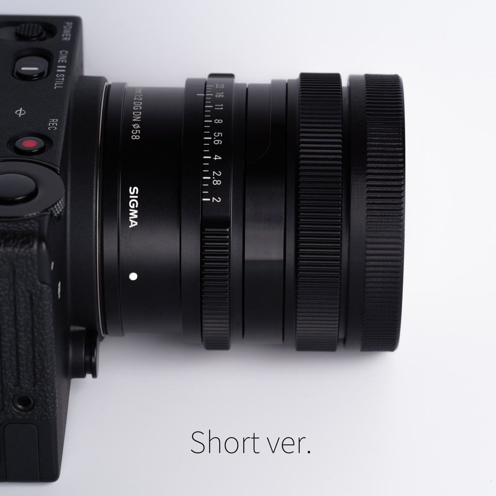 ミニマムレンズフード MIN-LH ⌀58i ASA