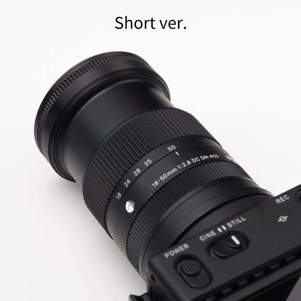 ミニマムレンズフード MIN-LH 18-50 ASA