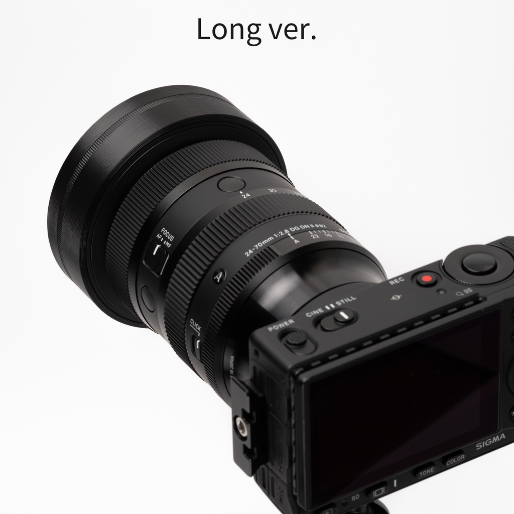 ミニマムレンズフード MIN-LH 24-70II ASA for SIGMA 24-70mm F2.8 DG DN II