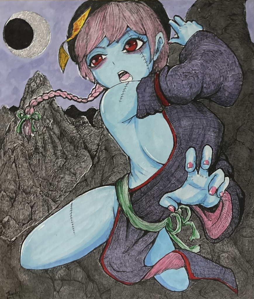 【小色紙】妖怪娘　キョンシー