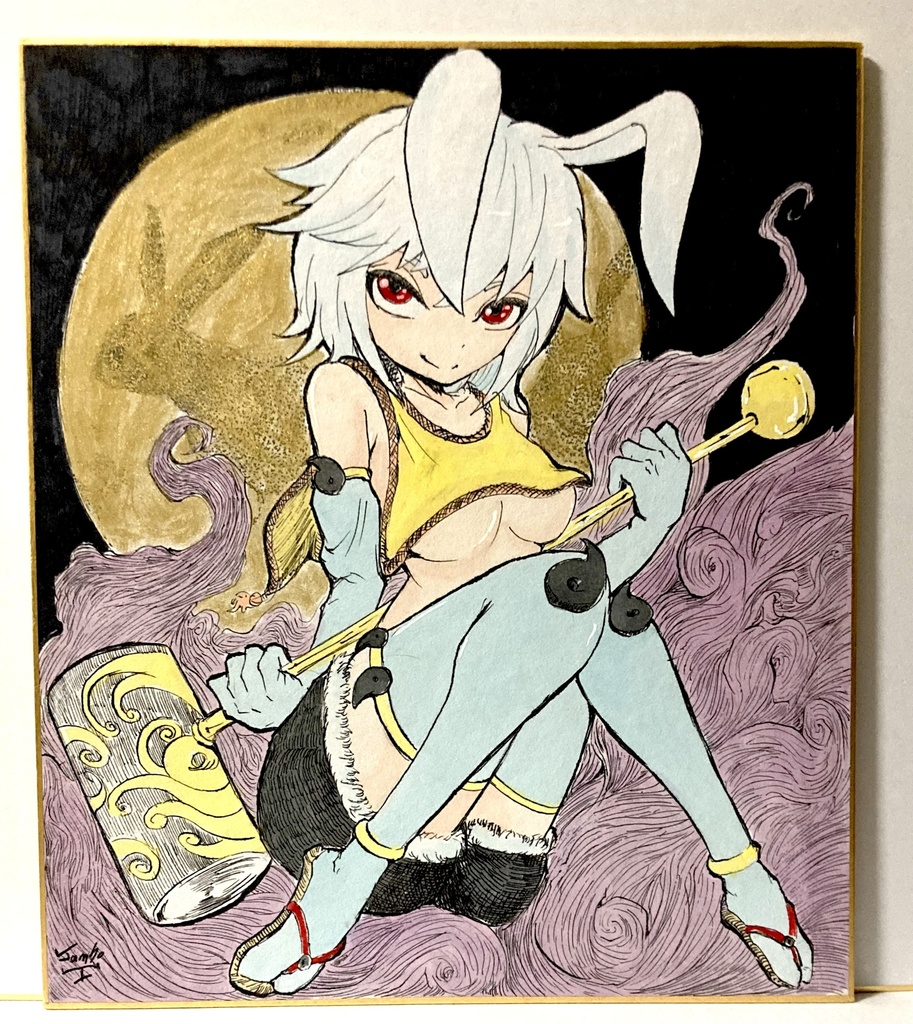 【小色紙】妖怪娘 月兎 C103作品