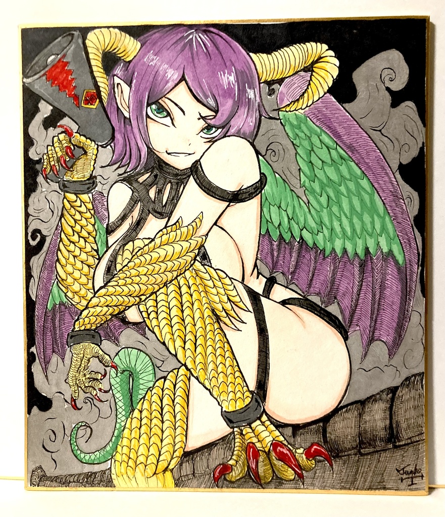 【小色紙】妖怪娘 以津真天