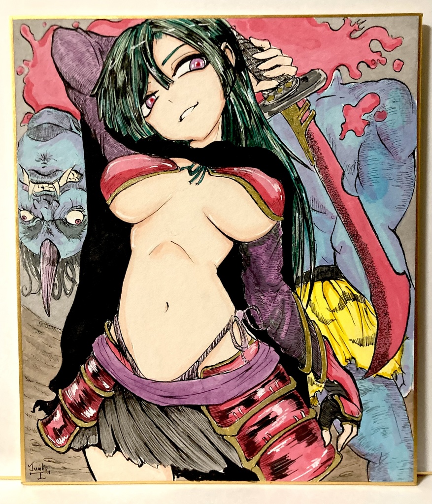 【小色紙】源頼光 C103作品